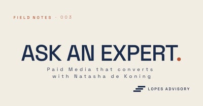 Ask an Expert: Paid Media That Converts with Natasha de Koning