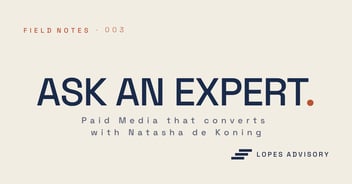 Ask an Expert Natasha de Koning